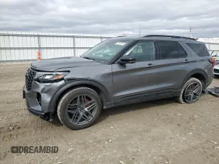 2025 Ford Explorer ST-Line with VIN 1FMUK8KH1SGA35391, listed as a Copart auction lot 51157515 with 10,269 mi miles and Salvage Title. Bid and sale history available at carsss.com. Image 1.