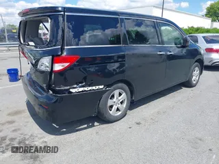 2015 Nissan Quest SV z VIN JN8AE2KP9F9124482, wystawiony jako IAAI lot #42195908 z przebiegiem 122 769 mil mil oraz . Historia ofert i sprzedaży dostępna na DreamBid. Obrazek 4.