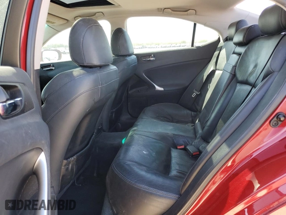 2011 Lexus IS 350 with VIN JTHBE5C22B5027709, listed as a Copart auction lot 48689275 with 242,040 mi miles and Salvage Title. Bid and sale history available at carsss.com. Image 10.