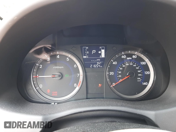 2016 Hyundai Accent SE with VIN KMHCT4AE2GU943446, listed as a Copart auction lot 59987253 with 21,654 mi miles. Bid and sale history available at carsss.com. Image 9.