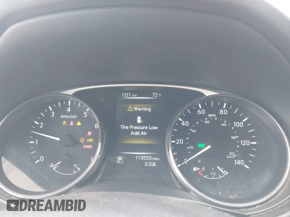 2016 Nissan Rogue SV with VIN JN8AT2MT0GW015301, listed as a IAAI auction lot 41930831 with 113,055 mi miles and . Bid and sale history available at carsss.com. Image 7.