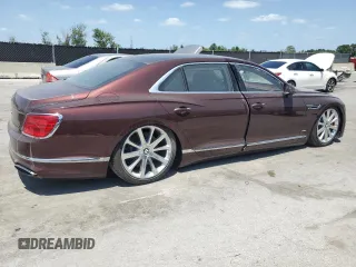 2021 Bentley Flying Spur W12 with VIN SCBBB6ZG9MC084879, listed as a Copart auction lot 54848205 with Not Provided miles and Salvage Title. Bid and sale history available at DreamBid. Image 3.