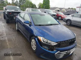 2017 Hyundai Elantra SE with VIN 5NPD74LF9HH179562, listed as a IAAI auction lot 41965114 with 102,984 mi miles and . Bid and sale history available at DreamBid. Image 1.