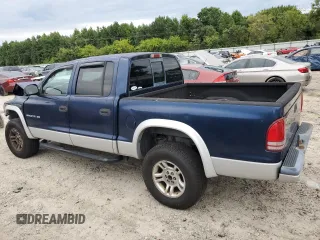 2002 Dodge Dakota SLT with VIN 1B7HG48N42S711374, listed as a Copart auction lot 68991894 with 0 mi miles and Clean Title. Bid and sale history available at carsss.com. Image 2.