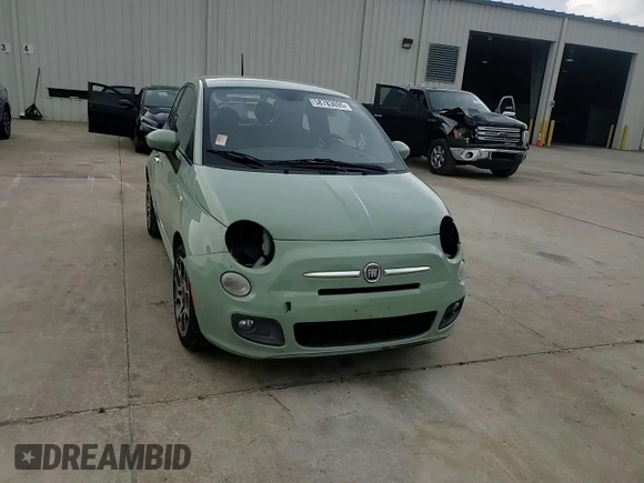 2013 FIAT 500 Sport with VIN 3C3CFFBR1DT554865, listed as a Copart auction lot 58783695 with 87,235 mi miles and Salvage title. Bid and sale history available at DreamBid. Image 13.
