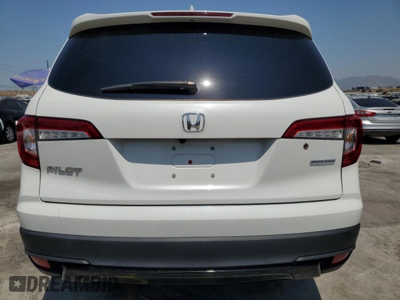 2022 Honda Pilot Special Edition with VIN 5FNYF5H29NB018574, listed as a Copart auction lot 65708835 with 27,329 mi miles and Salvage title. Bid and sale history available at DreamBid. Image 6.