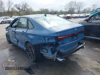2025 Volkswagen Jetta GLI Autobahn with VIN 3VW2T7BU4SM034805, listed as a IAAI auction lot 41918116 with 581 mi miles and . Bid and sale history available at DreamBid. Image 3.