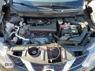 2016 Nissan Rogue SV with VIN KNMAT2MV4GP657088, listed as a Copart auction lot 45084415 with 62,103 mi miles and Salvage Title. Bid and sale history available at carsss.com. Image 12.