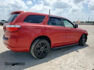 2013 Dodge Durango SXT with VIN 1C4RDHAG8DC694849, listed as a Copart auction lot 61415165 with 92,536 mi miles and Salvage title. Bid and sale history available at DreamBid. Image 3.