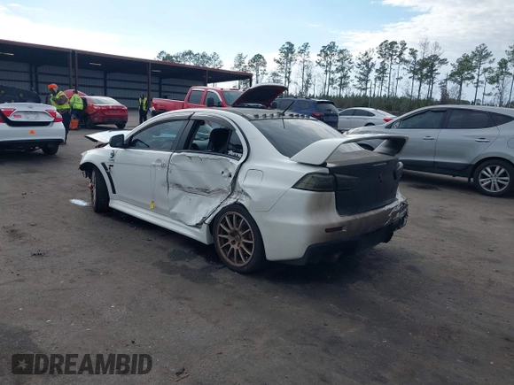 2011 Mitsubishi Lancer Evolution GSR with VIN JA32W8FV9BU045781, listed as a IAAI auction lot 41308314 with 102,840 mi miles. Bid and sale history available at carsss.com. Image 3.