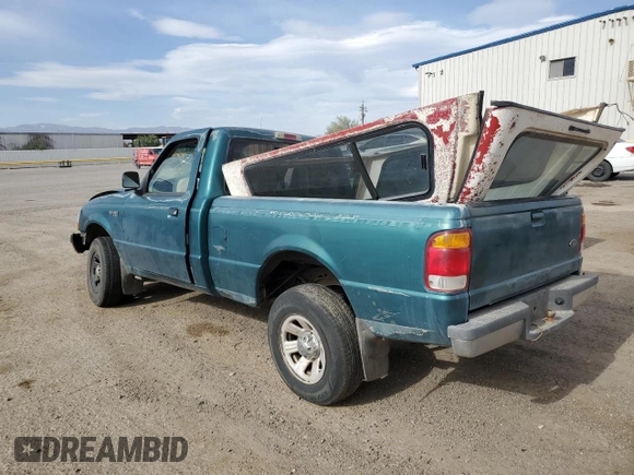 1998 Ford Ranger XL with VIN 1FTYR10C6WUC52233, listed as a Copart auction lot 56231925 with 198,687 mi miles and Salvage title. Bid and sale history available at DreamBid. Image 2.