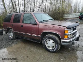 1996 Chevrolet Tahoe with VIN 1GNEK13R9TJ359434, listed as a Copart auction lot 51367105 with 257,669 mi miles and Clean Title. Bid and sale history available at carsss.com. Image 4.