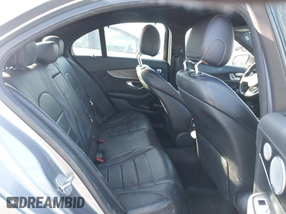 2015 Mercedes-Benz C-Class C 400 with VIN 55SWF6GB7FU018295, listed as a IAAI auction lot 41217523 with 120,822 mi miles. Bid and sale history available at carsss.com. Image 8.