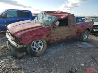 2001 Ford Ranger XL Fleet with VIN 1FTZR15UX1TA17757, listed as a Copart auction lot 84083294 with 0 mi miles and Salvage Title. Bid and sale history available at carsss.com. Image 1.