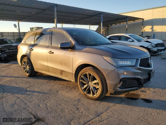 2020 Acura MDX w/Technology/A-Spec Pkg with VIN 5J8YD4H04LL024194, listed as a Copart auction lot 82343994 with 67,856 mi miles and Salvage Title. Bid and sale history available at carsss.com. Image 4.