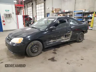2003 Honda Civic EX with VIN 1HGEM21953L044664, listed as a Copart auction lot 49733715 with 196,312 mi miles and Salvage Title. Bid and sale history available at carsss.com. Image 1.