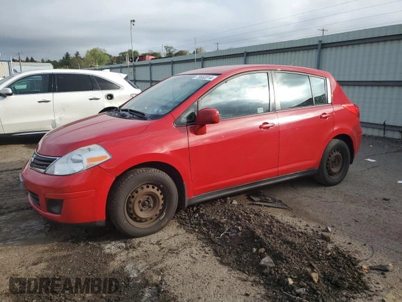 2010 Nissan Versa 1.8 SL with VIN 3N1BC1CP7AL460276, listed as a Copart auction lot 73652014 with 164,615 mi miles and Salvage Title. Bid and sale history available at carsss.com. Image 1.