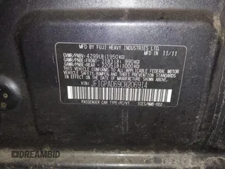 2012 Subaru Impreza Premium с VIN JF1GPAD69CH206914, выставлен на аукционе IAAI как лот 42075903 с пробегом 249 388 миль миль и . История ставок и продаж доступна на DreamBid. Изображение 9.