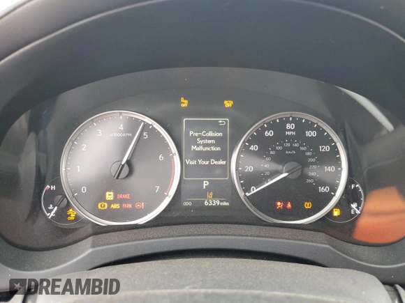 2024 Lexus IS 300 with VIN JTHDA1D24R5129048, listed as a Copart auction lot 57604335 with 6,339 mi miles and Clean title. Bid and sale history available at DreamBid. Image 9.