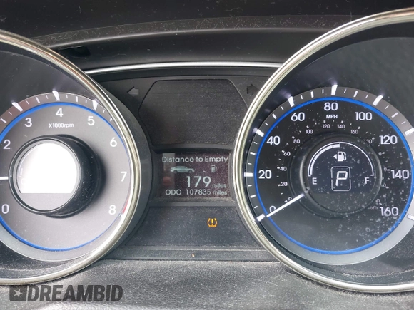 2012 Hyundai Sonata Limited with VIN 5NPEC4AC7CH434064, listed as a IAAI auction lot 41804365 with 107,835 mi miles and . Bid and sale history available at DreamBid. Image 7.