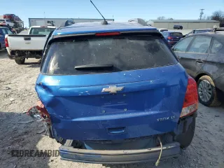 2015 Chevrolet Trax LT with VIN KL7CJLSB4FB177946, listed as a Copart auction lot 46938495 with 136,114 mi miles and Salvage Title. Bid and sale history available at carsss.com. Image 6.
