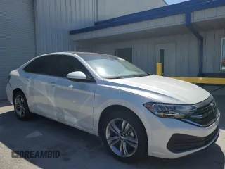 2023 Volkswagen Jetta SE with VIN 3VW7M7BU1PM026204, listed as a Copart auction lot 53906345 with 16,763 mi miles and Salvage title. Bid and sale history available at DreamBid. Image 4.