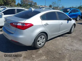 2016 Kia Forte LX with VIN KNAFK4A67G5508216, listed as a IAAI auction lot 41734076 with 107,584 mi miles. Bid and sale history available at carsss.com. Image 4.
