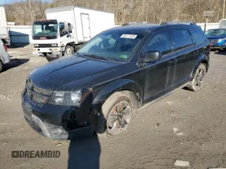 2019 Dodge Journey Crossroad with VIN 3C4PDCGB5KT865905, listed as a Copart auction lot 89171375 with 51,818 mi miles and Salvage Title. Bid and sale history available at DreamBid. Image 1.