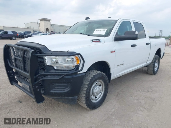 2022 Ram 2500 Tradesman with VIN 3C6UR5CJ6NG130982, listed as a IAAI auction lot 42146236 with 123,114 mi miles. Bid and sale history available at carsss.com. Image 2.