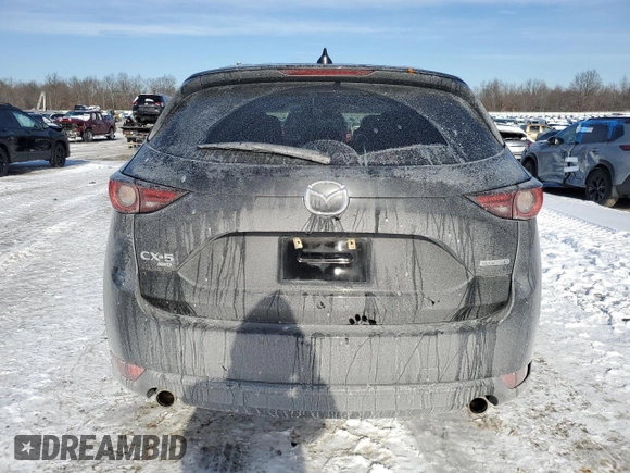 2021 Mazda CX-5 Grand Touring with VIN JM3KFBDM5M1456650, listed as a Copart auction lot 42124045 with 45,205 mi miles and Salvage Title. Bid and sale history available at carsss.com. Image 6.