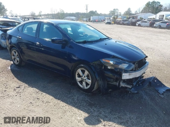 2015 Dodge Dart SXT with VIN 1C3CDFBB1FD128465, listed as a IAAI auction lot 41768728 with 191,041 mi miles. Bid and sale history available at carsss.com. Image 1.