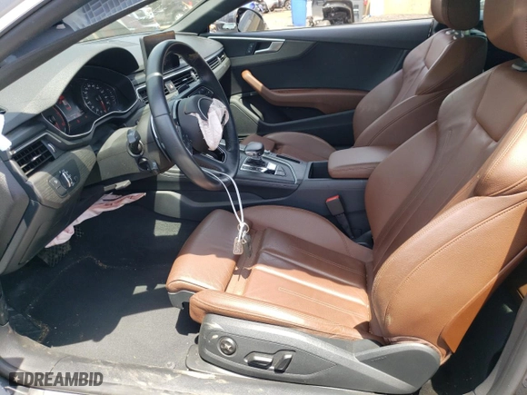 2019 Audi A5 Coupe Premium with VIN WAUSNAF51KA061967, listed as a Copart auction lot 57387054 with 43,357 mi miles and Salvage Title. Bid and sale history available at carsss.com. Image 7.