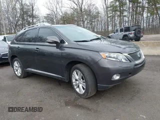 2010 Lexus RX 450h with VIN JTJBC1BA5A2408301, listed as a IAAI auction lot 41933774 with 264,134 mi miles and . Bid and sale history available at carsss.com. Image 1.