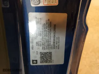 2019 Chevrolet Camaro 1LT with VIN 1G1FB1RX6K0125056, listed as a Copart auction lot 44658095 with 107,469 mi miles and Salvage Title. Bid and sale history available at carsss.com. Image 12.
