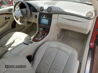 2008 Mercedes-Benz CLK 350 with VIN WDBTJ56H48F234136, listed as a Copart auction lot 70967244 with 63,501 mi miles and Salvage Title. Bid and sale history available at DreamBid. Image 8.