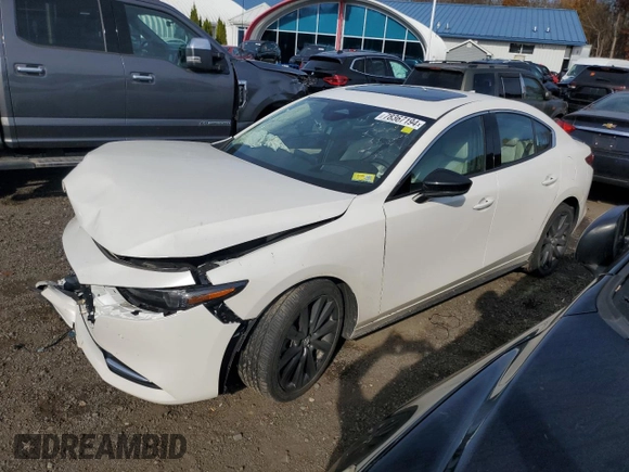 2024 Mazda 3 Premium Plus with VIN 3MZBPBEY2RM409137, listed as a Copart auction lot 78367194 with 2,605 mi miles and Salvage Title. Bid and sale history available at carsss.com. Image 1.