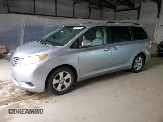 2015 Toyota Sienna LE AAS with VIN 5TDKK3DC1FS581300, listed as a Copart auction lot 49647835 with 128,659 mi miles and Salvage Title. Bid and sale history available at DreamBid. Image 1.