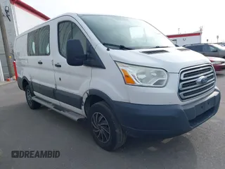 2015 Ford Transit Cargo with VIN 1FTNR1ZM7FKB03582, listed as a IAAI auction lot 41496652 with 205,663 mi miles and . Bid and sale history available at DreamBid. Image 1.