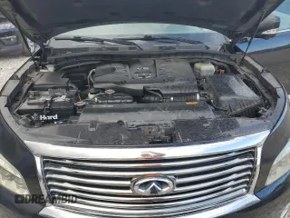 2011 Infiniti QX56 8-passenger with VIN JN8AZ2NC8B9302180, listed as a Copart auction lot 76001744 with 220,515 mi miles and Clean Title. Bid and sale history available at carsss.com. Image 12.
