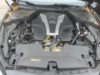 2018 Infiniti Q50 Luxe with VIN JN1EV7AR5JM442833, listed as a Copart auction lot 56628175 with 92,127 mi miles and Salvage title. Bid and sale history available at DreamBid. Image 11.