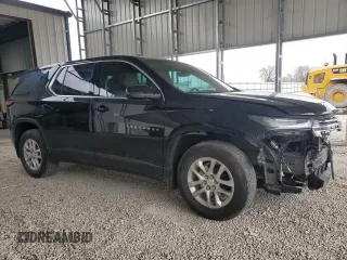 2022 Chevrolet Traverse LS with VIN 1GNERFKW2NJ101369, listed as a Copart auction lot 51094465 with 60,204 mi miles and Salvage Title. Bid and sale history available at carsss.com. Image 4.