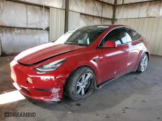 2021 Tesla Model Y Long Range with VIN 5YJYGDEE4MF075690, listed as a Copart auction lot 51274085 with 29,812 mi miles and Salvage Title. Bid and sale history available at carsss.com. Image 1.