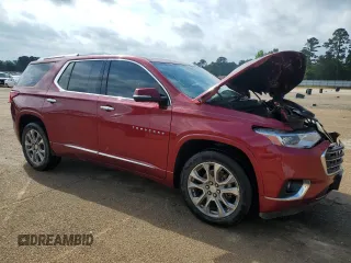 2019 Chevrolet Traverse Premier z VIN 1GNERKKW6KJ196586, wystawiony jako Copart lot #53233245 z przebiegiem Nie podano mil oraz Szkoda całkowita • Salvage title. Historia ofert i sprzedaży dostępna na DreamBid. Obrazek 4.