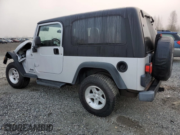 2006 Jeep Wrangler Unlimited LWB with VIN 1J4FA44S66P757473, listed as a Copart auction lot 50405835 with 143,685 mi miles and Salvage Title. Bid and sale history available at carsss.com. Image 2.