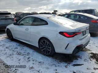 2021 BMW 4 Series M440i xDrive with VIN WBA13AR07MCF79691, listed as a Copart auction lot 88625335 with 35,234 mi miles and Salvage Title. Bid and sale history available at DreamBid. Image 2.