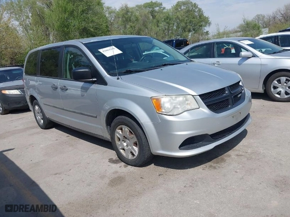 2012 Ram Cargo Van with VIN 2C4RDGAGXCR243180, listed as a IAAI auction lot 42061918 with 204,251 mi miles. Bid and sale history available at carsss.com. Image 1.