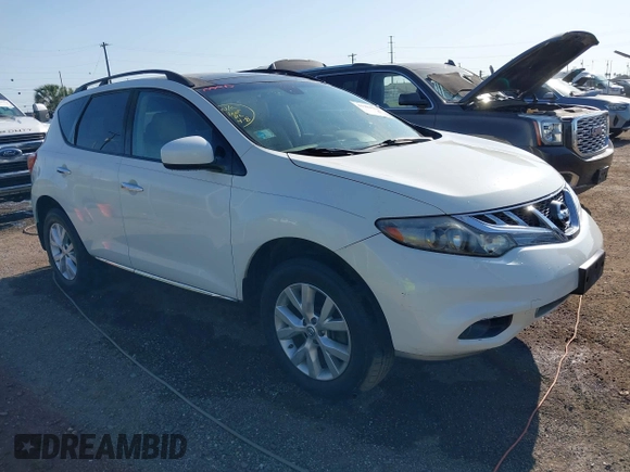 2011 Nissan Murano LE with VIN JN8AZ1MU6BW061788, listed as a IAAI auction lot 41984205 with 115,368 mi miles and . Bid and sale history available at carsss.com. Image 1.