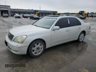 2002 Lexus LS 430 with VIN JTHBN30FX20080117, listed as a Copart auction lot 49990705 with 272,036 mi miles and Salvage Title. Bid and sale history available at DreamBid. Image 1.