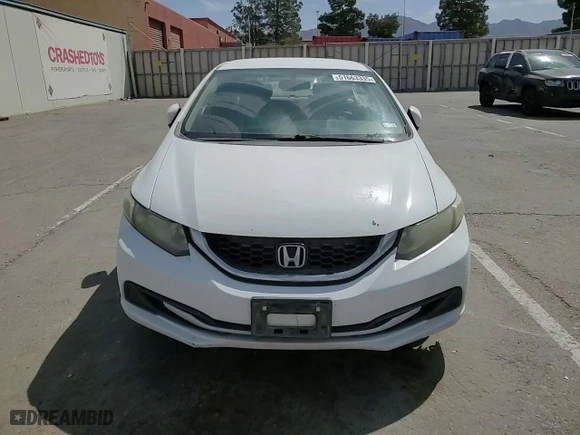 2014 Honda Civic Sedan LX with VIN 2HGFB2F51EH507450, listed as a Copart auction lot 51663335 with 185,305 mi miles and Salvage Title. Bid and sale history available at carsss.com. Image 11.