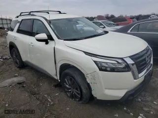 2023 Nissan Pathfinder SV with VIN 5N1DR3BC2PC262378, listed as a Copart auction lot 85972514 with 31,010 mi miles and Salvage Title. Bid and sale history available at carsss.com. Image 4.